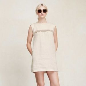 Fringe Linen Minidress | Reformation